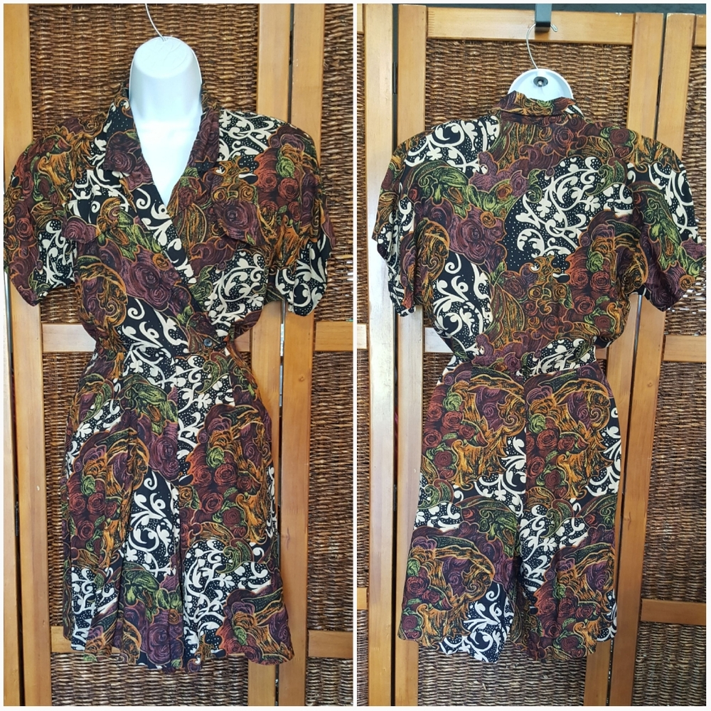 Vintage Floral Romper